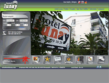 Tablet Screenshot of hotellunay.com